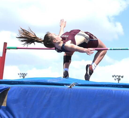 Burke clears high jump easily to remain one of top qualifiers in Saturday  State Meet finals