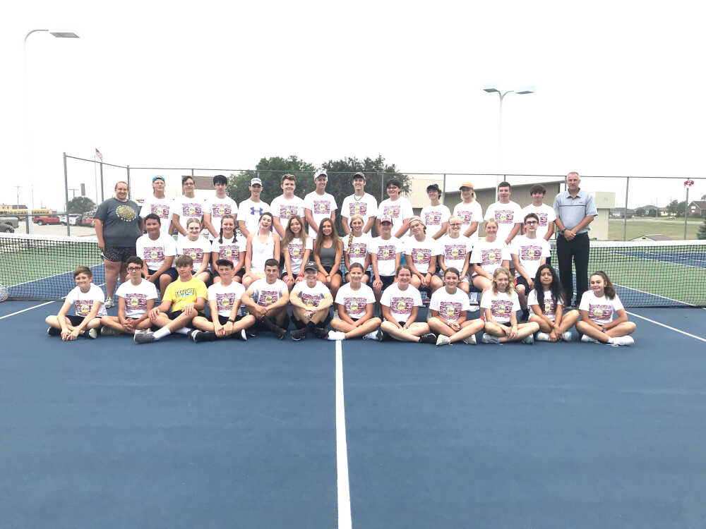 Community Sports McCook players finish summer tennis camps 7 22